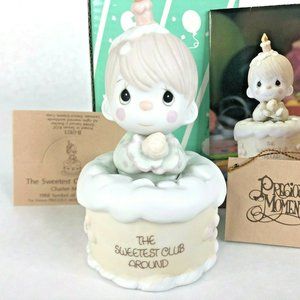 1988 Precious Moment Figurine The Sweetest Club Around Charter Member Membership